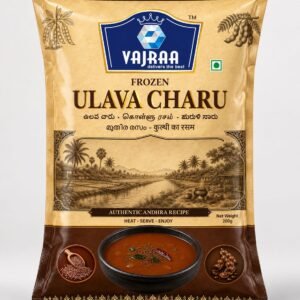 Vajraa Frozen Ulava Charu 200 g pack – authentic Andhra horse gram charu