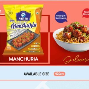 Vajraa Manchuria frozen vegetable snack, 420 g retail pack